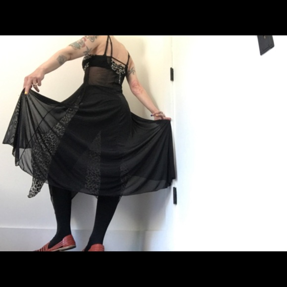 NWOT Sexy Maxi Safari Print Nighty Sheer - Picture 3 of 14